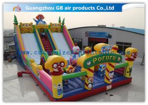 Wholesale Waterproof Pororo Inflatable Double Slip And Slide Inflatable Fairyland Park For Playing from china suppliers