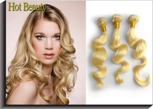 Wholesale Full Ends Virgin Hair Bundles Grade 6A Virgin Hair Extension Blonde Color from china suppliers