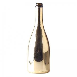 Wholesale Custom Gold Champagne Glass Bottles With Plastic Cap for Made of Glass Body Material from china suppliers