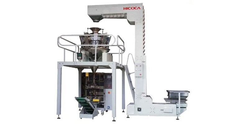 Full Automatic Vertical Snack Food Packaging Machine For Photo Clips / Peanuts