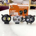 Universal Owl Design Dual Color Motorcycle Laser Fog Light Headlight Led