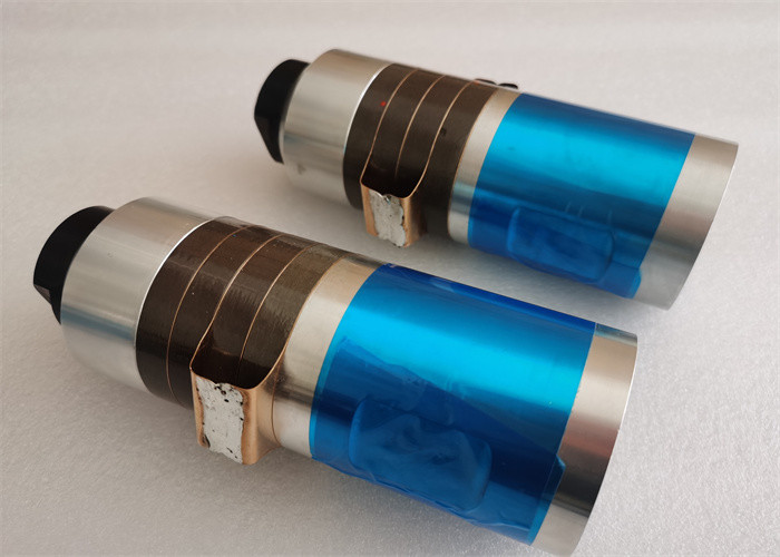 High Power 2600w Ultrasonic 15Khz Converter With Grey Ceramic