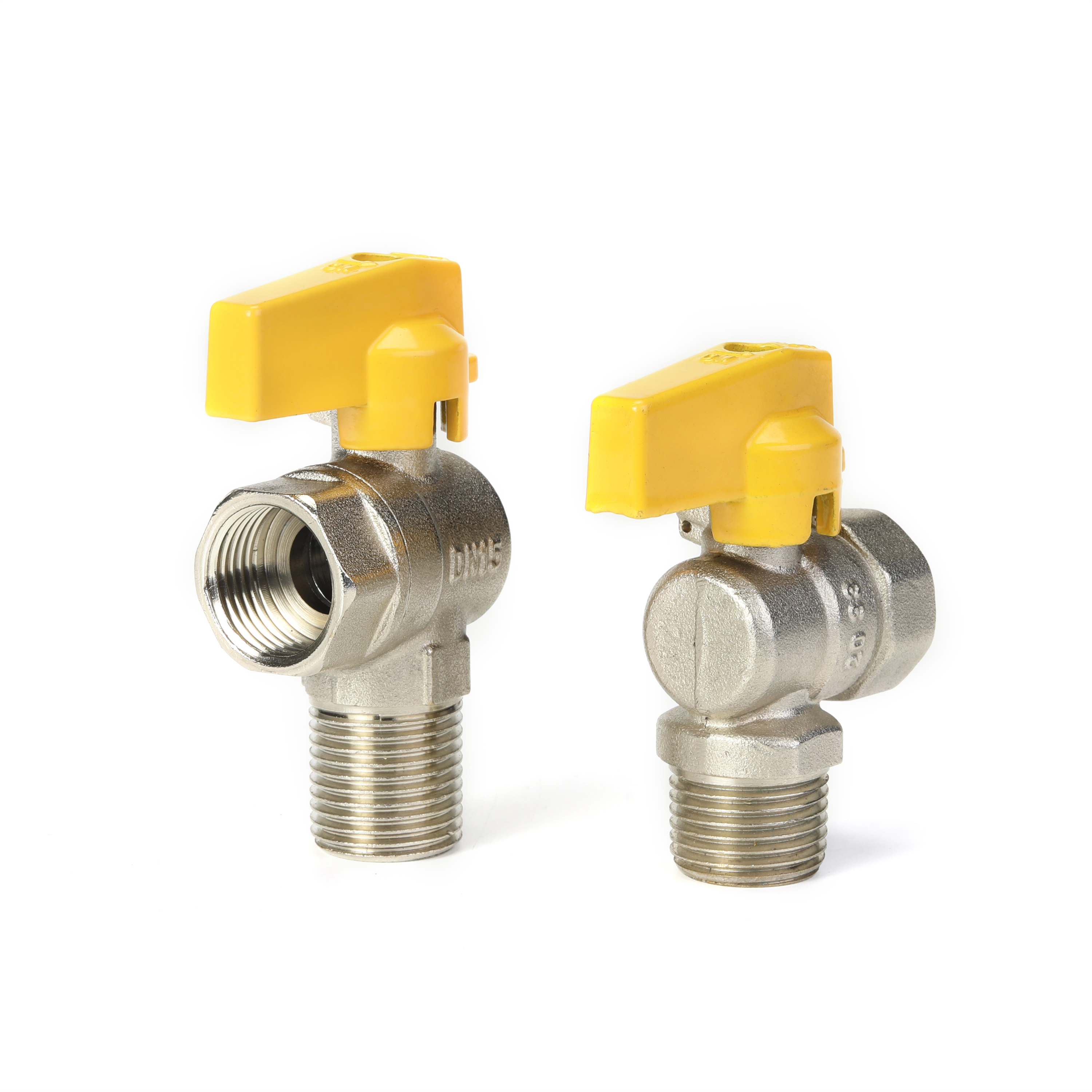Medium Temperature 16mm Brass Gas Valve Tap Quick Fitting Durable