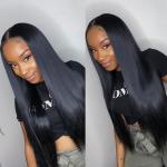 Brazilian Human Double Weft HD Lace Wig With Baby Hair