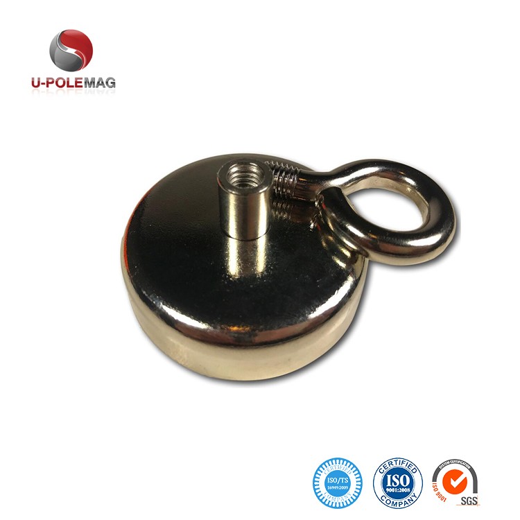Custom Rubber Coated Neodymium Rectangular Magnets Grade neodymium magnet with Two Holes