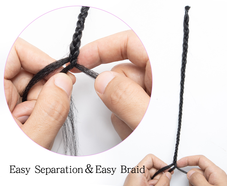 26 Inch 24 Inch Yaki Texture Ombre Jumbo Braiding Hair For Bold And Beautiful Look