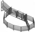 Anti Rust Galvanized Steel Cattle Yard Panels For Farm Fencing