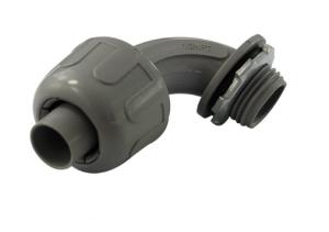 Wholesale Dust Resistant 20mm Plastic Conduit Accessories PA6 90 Degree Liquid Tight Connector from china suppliers