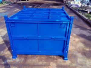 Wholesale Manufacturer Steel Powder Coated Collapsible Storage Box Pallet from china suppliers