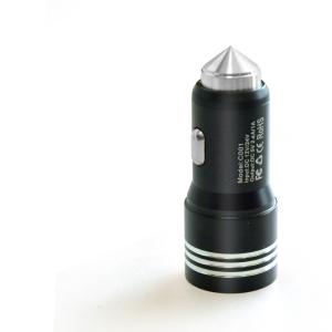 Wholesale Multi-Color USB Connector Survival Emergency Car Charger Multi-Tool Safety Hammer from china suppliers