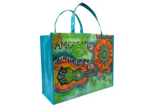 Wholesale Reusable Laminated Non Woven Polypropylene Bags , Folded Non Woven Gift Bags from china suppliers