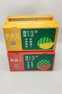 Wholesale Stackable Agricultural Product Promotion Corrugated Hollowed Carton Storage Box For Shelves from china suppliers