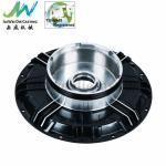 Black Powder Coated Machined Aluminum Parts , Electric Motorbike Hub Alu Die