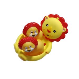 Wholesale Cute Squeezing Rubber Ducks / Lion Animal Bath Toys Set Floating Elephant Toy Set from china suppliers