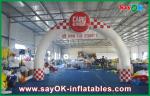 Custom Inflatable Arch Red / White PVC Inflatable Arch With Printing Logo For