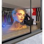 3D Rear Projection Film Gray Clear Holographic Film Creat Virtual Hologram