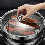 Hot Selling Cookware Cooking Food Steamer Stainless Steel Steamer Pot Kitchen