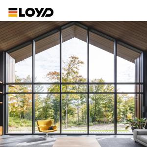 Wholesale Materials With Low Thermal Conductivity Heat Insulation Soundproof Glass Fixed Windows from china suppliers