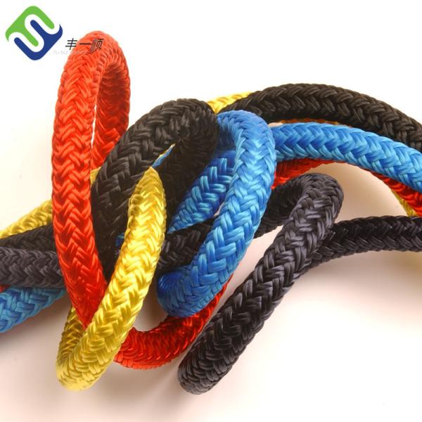 Double Braided Customized Mutifilament Polyamide Nylon Rope 12mm For Yachting
