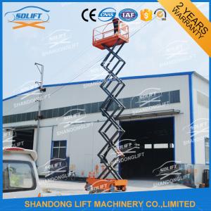 Wholesale Hydraulic Mobile Self Propelled Elevating Work Platforms With 90 Degree Turnable Wheels from china suppliers