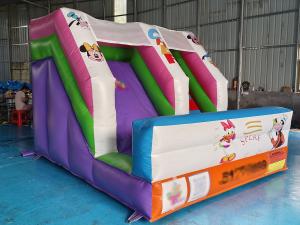 Wholesale Commercial 0.55 Pvc Digital Printing Inflatable Dry Slide Mickey Mouse Cartoon Inflatable Castle For Outdoor For Kids from china suppliers