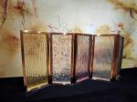 Tempered Colorful SGCC 5.5mm Fused Glass Wall Panels