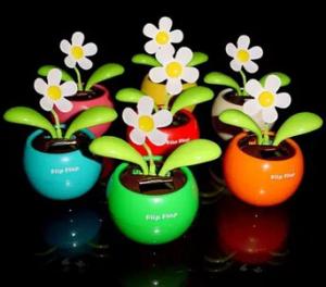 Wholesale New swing solar desk top car sun flower from china suppliers