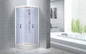 Wholesale 900 X 900 X 2150mm Bathroom Glass Shower Cabin Double Sliding Door from china suppliers