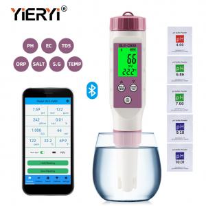 Wholesale 7 In 1 Temp ORP EC TDS Salinity PH Meter Online Blue Tooth Water Quality Tester from china suppliers