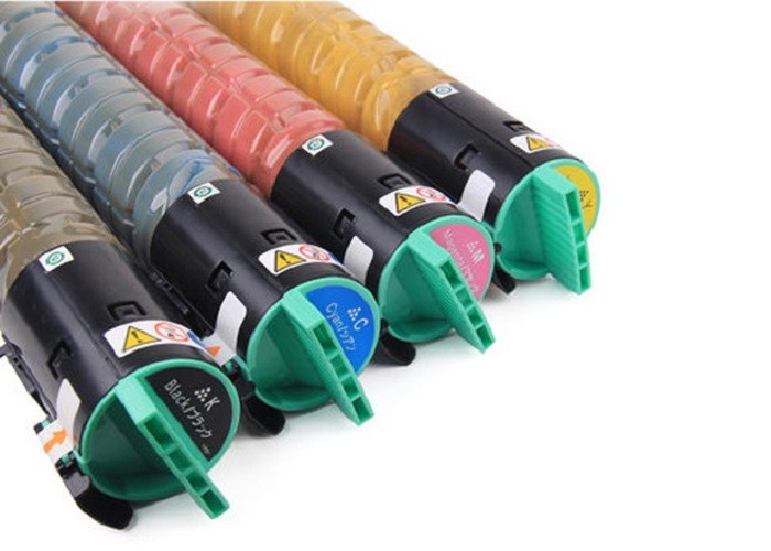 Yellow / Magenta Ricoh Compatible Copier Toner Cartridges For MPC2550 C2530