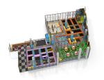 Waterproof Commercial Trampoline Park Equipment Multiusage For Unisex