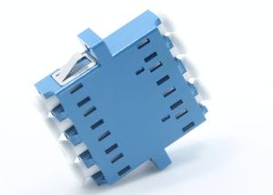 Wholesale UPC / APC Fiber Optic Adapters Injection Molding Zirconia Sleeve SM MM LC Quad Adapter from china suppliers
