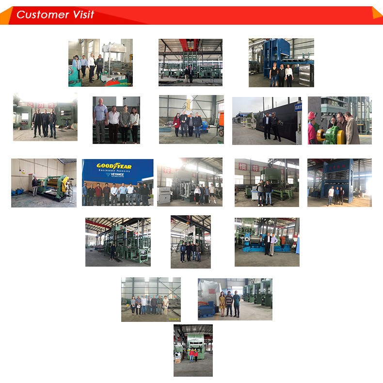 Chilled Cast Iron Rollers Rubber Calender Machine for Blue/Green Rubber Production