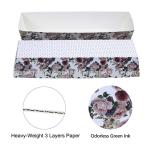 Oven Safe Long Rectangle Paper Cake Baking Pans High Temperature Resistant Loaf