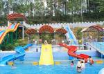 Mix Color Fiberglass 5m Spiral Water Slide For Children