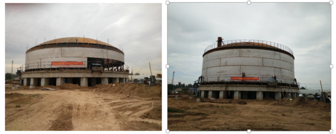Liquid Gas Full Containment LNG Storage Tank 10000m3 Double Tank Designed