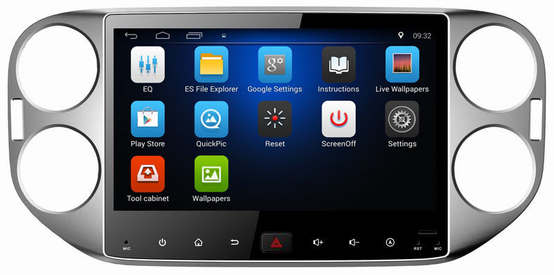 Ouchuangbo car radio bluetooth stereo android 8.1 for Volkswagen Tiguan 2015 with USB SWC 4 Core CPU 1080P Video