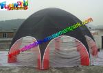 UV-treated PVC Coated Nylon Outdoor Inflatable Party Tent Red / Black