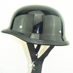 Black colour German Style Polo Novelty Motorcycle Half Helmet total 6 size
