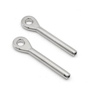 Wholesale Stainless Steel Aisi 316 Wire Rope Fittings Eye Type Terminals from china suppliers