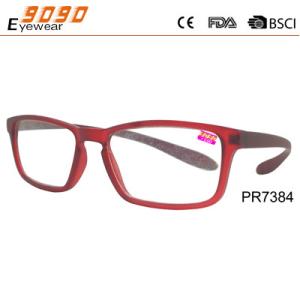 Wholesale Women's hot sale style reading glasses,made of plastic,plastic hinge,long temples from china suppliers