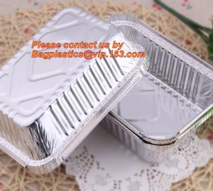 Wholesale airline disposable aluminium, aluminum foil container for food packaging, kitchenware, tableware, disposable, takeaway from china suppliers