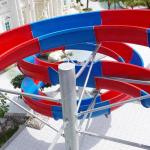 Comfortable Outside Water Slides Fiberglass Waterslides Holiday Resort Combined