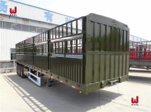 Wholesale Tri Axles Truck Semi Trailers 60t Horse Livestock Trailers from china suppliers