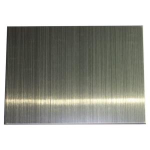 Wholesale Hairline Stainless Steel Sheets Tolerance 0.05 Density 7.93 1000mm 0.3-60MM from china suppliers