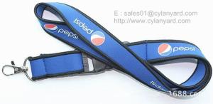 Wholesale ROHS approved neoprene rubber neck lanyards, neoprene SBR id badge ribbons, from china suppliers