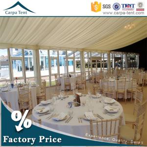 Wholesale Universal Glass Wall Tent Clear Span Tents for Events with Furniture/Floor/Lining from china suppliers