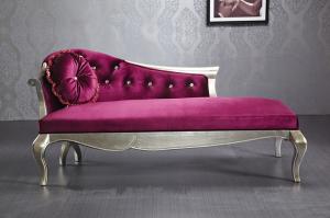 Wholesale Italian Style Luxury Chaise Lounge Solid Wood Hand Carved Chaise 1865*820*840mm from china suppliers