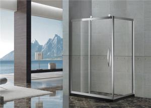 Wholesale Big Wheels Rectangle Shower Enclosure Stainless Steel Sliding with Stainless Steel Handle from china suppliers