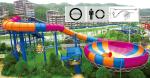 wonderful rainbow slide fiberglass water slide for amusement park